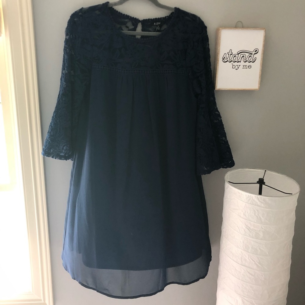 Navy Shift Dress